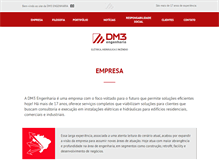 Tablet Screenshot of dm3.com.br